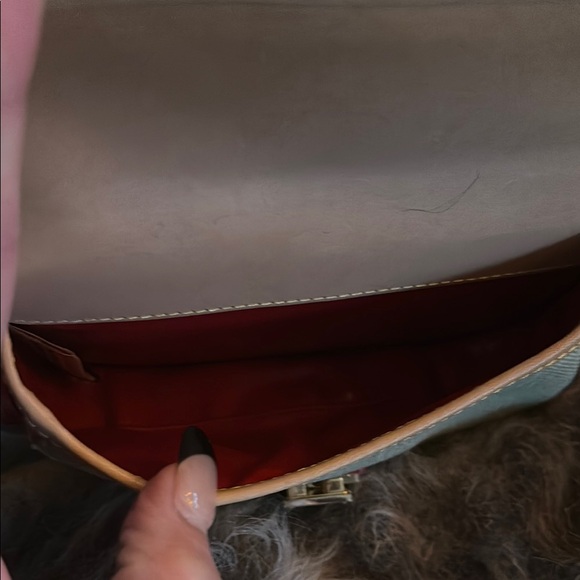 Dooney & Bourke Tan and Green Women's Bag **stain** - Picture 5 of 8